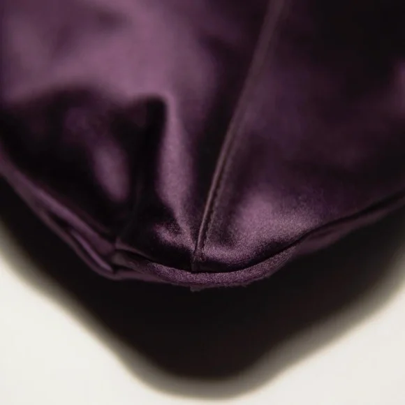 Tom Ford Yves Saint Laurent Purple Satin Mombosa Bag - Picture 3 of 12